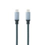 Nanocable Cable USB-C a USB-C 3.1 Gen2 10Gbps 5A, 4K/60Hz, 1.5 m, Gris/Negro